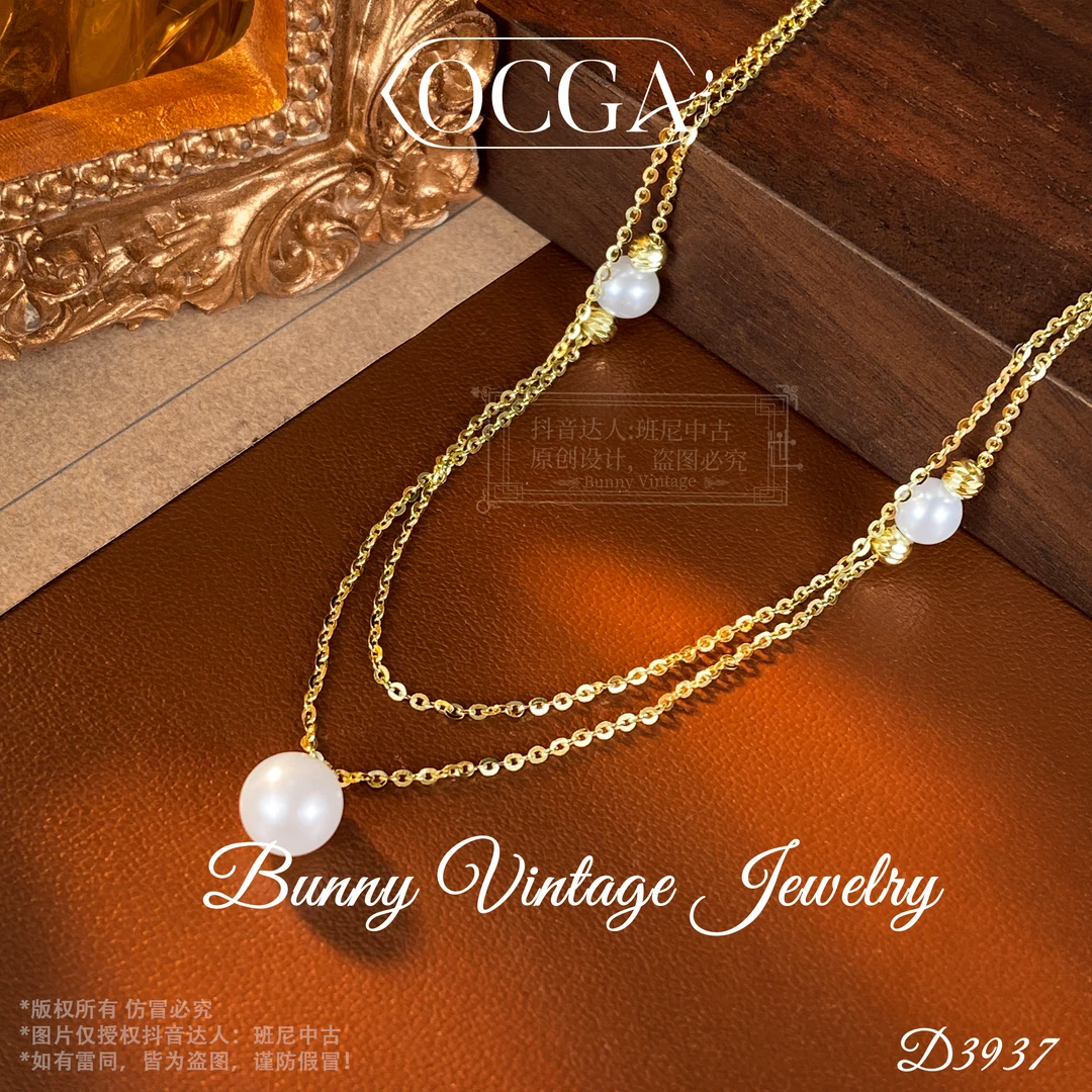 镀K金D3937法【新星明珠】OCGA 欧斯伽斯项链