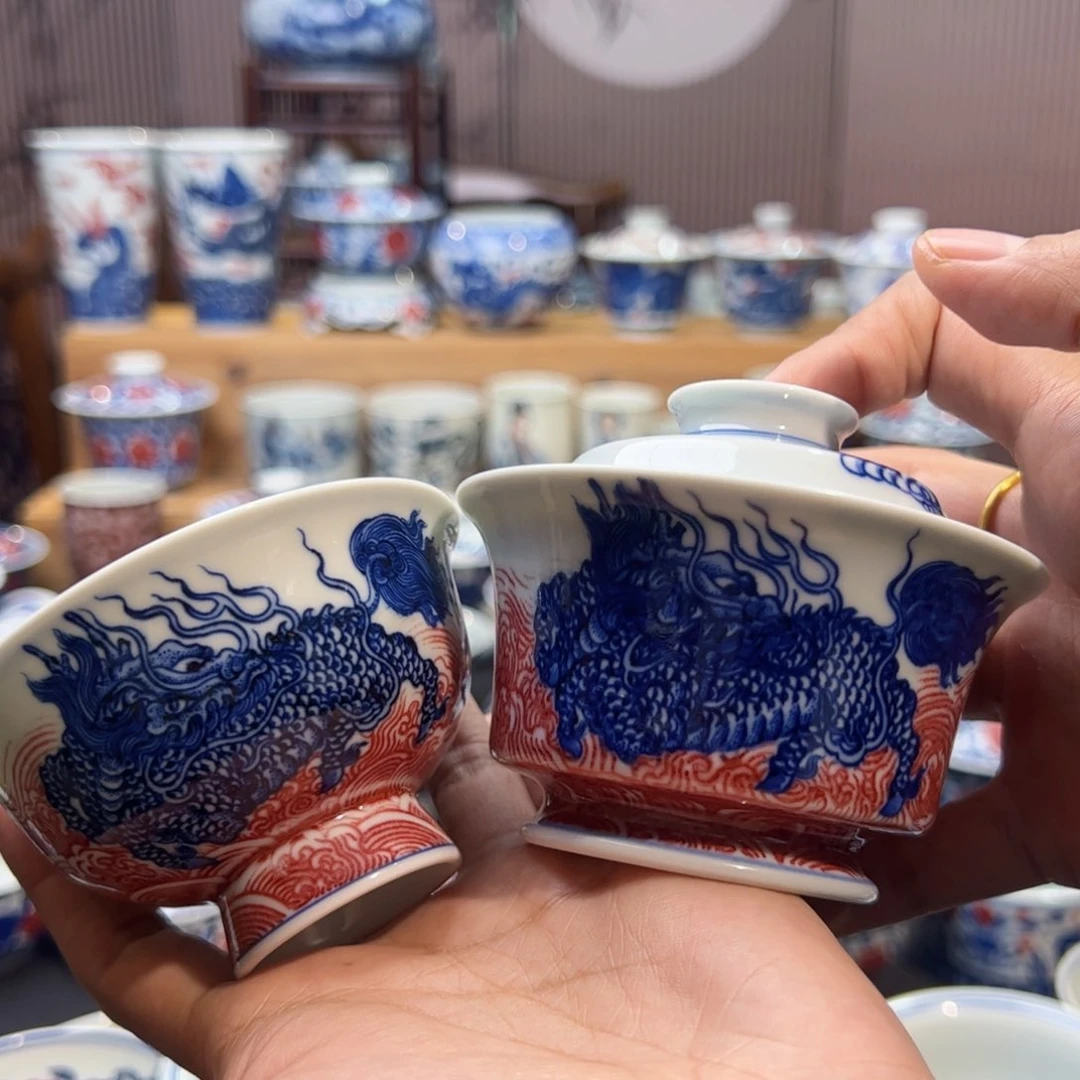 麒麟两件套杯子盖碗