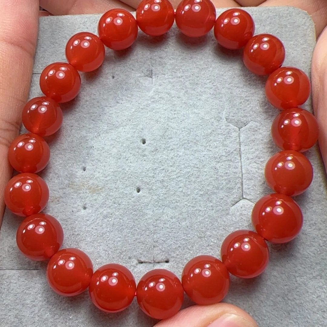南红玛瑙手串未镶嵌