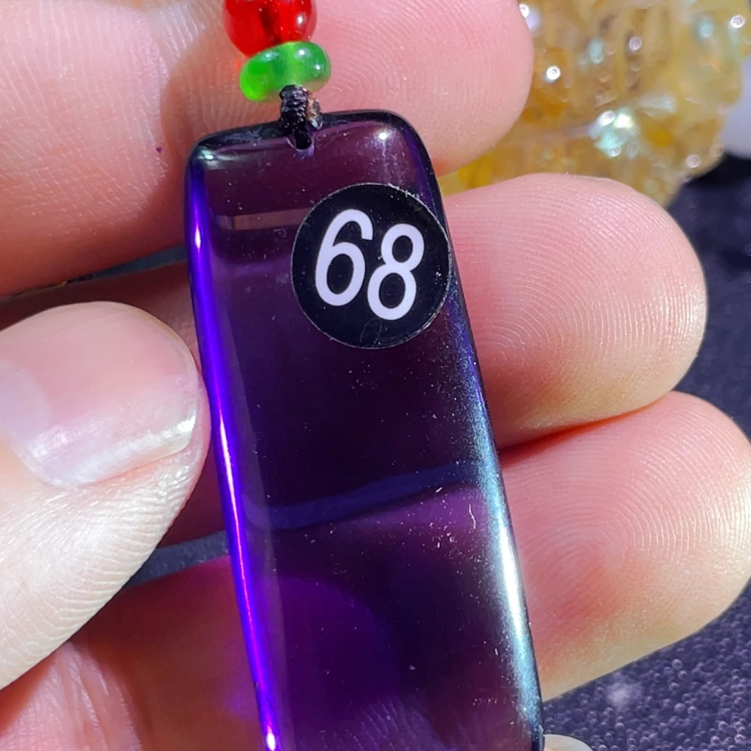 枫***染吊坠(不含链)未镶嵌紫晶
