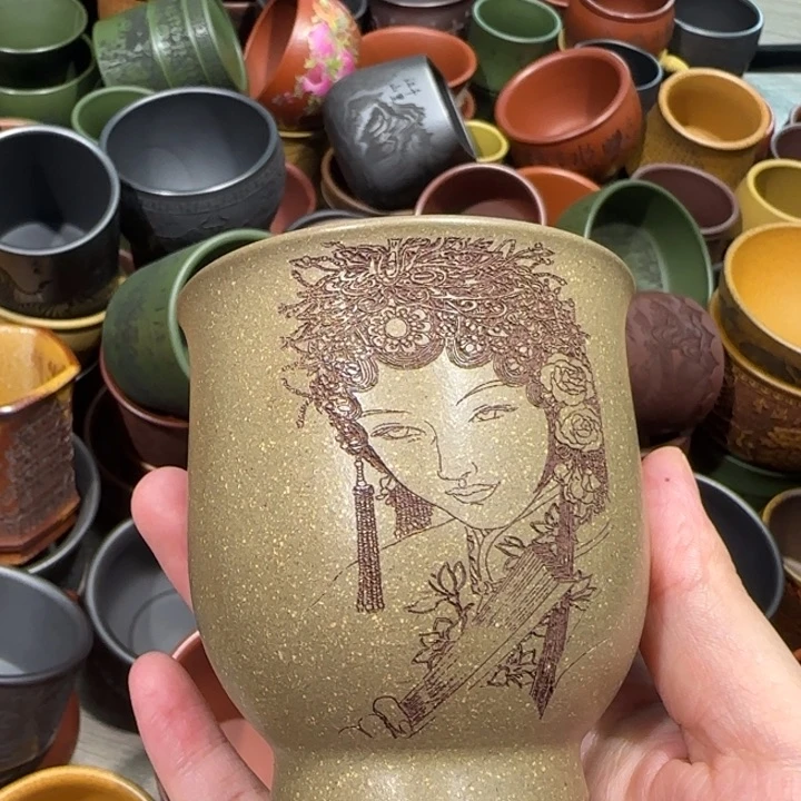 茶杯紫砂全手工紫砂