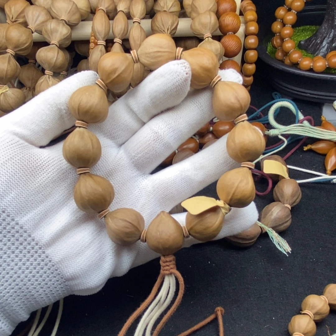 橄榄核手串/手链1921四花蜜桃臀12颗