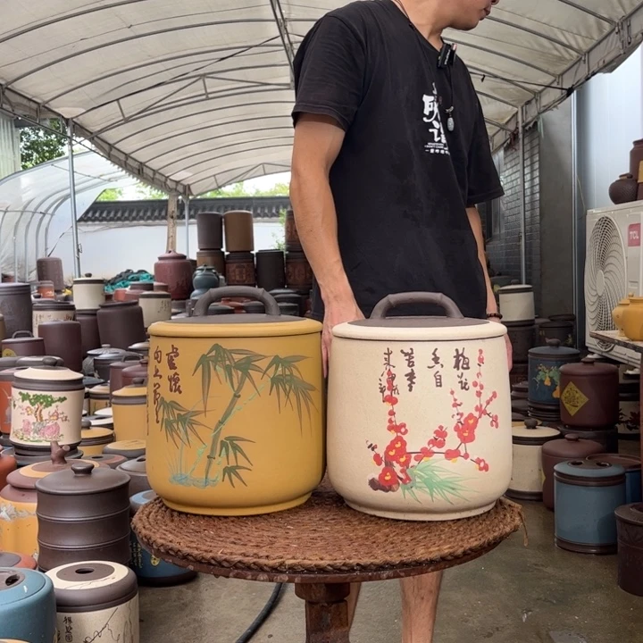 紫砂茶叶罐8 饼茶叶罐