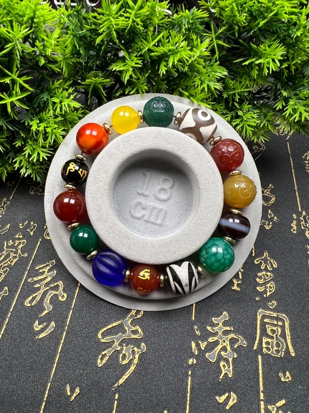 【一物一图】多宝玛瑙手串手链夏天必备搭配单品尺寸14mm