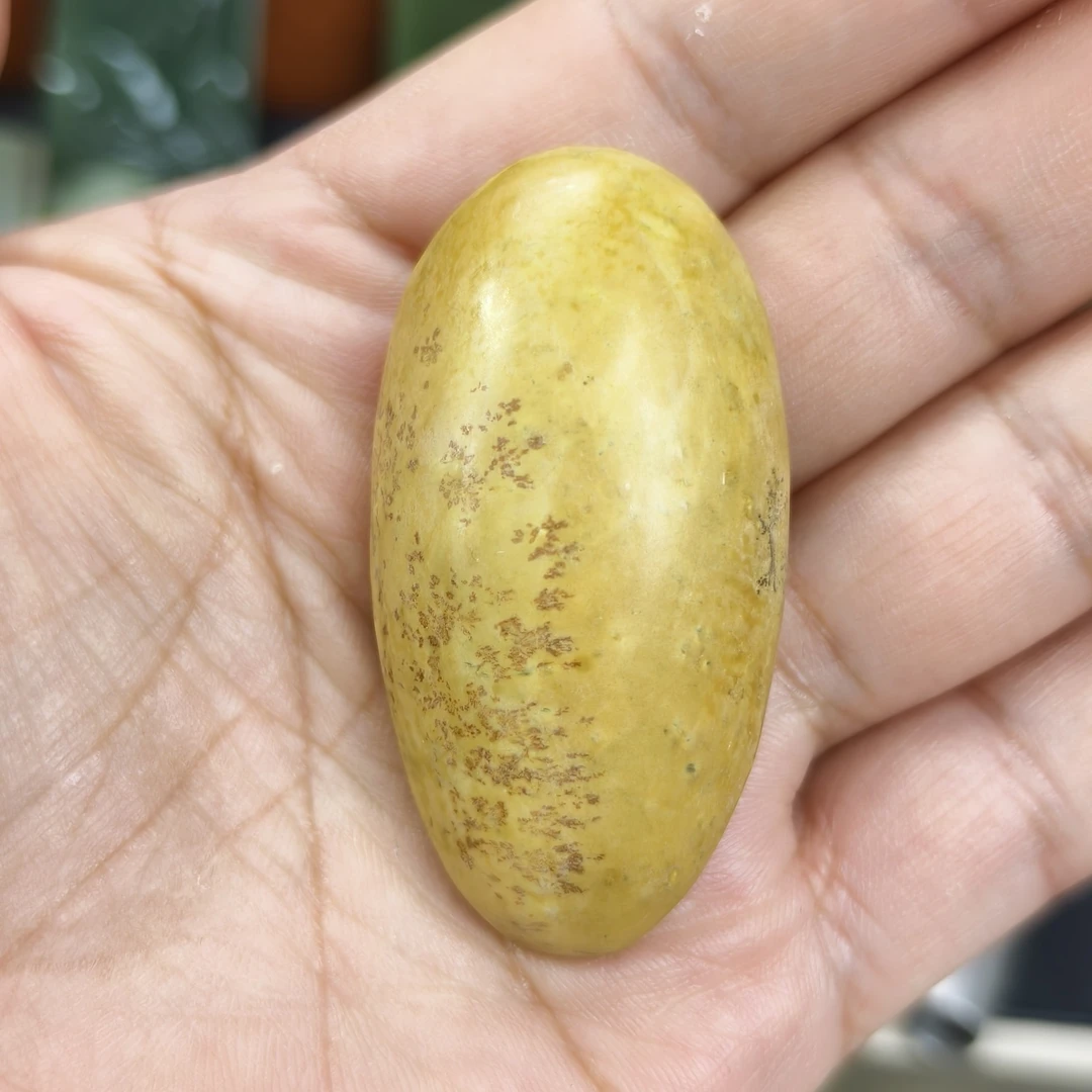 段树林河磨玉黄细皮随行手把石