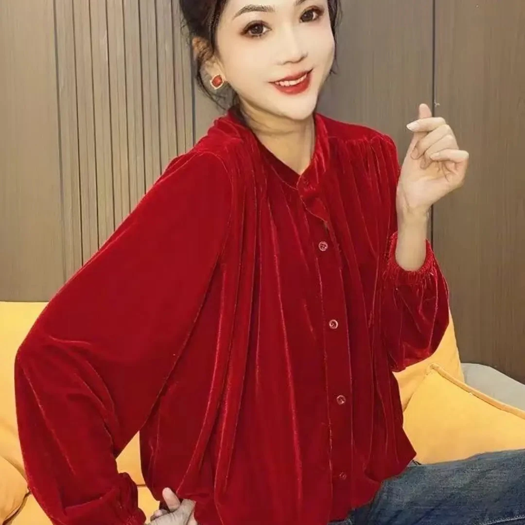 冬季长袖常规款极简风薄款衬衫外套春季气质显瘦衬衣时尚洋气休闲