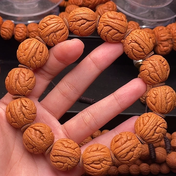 手串桃核精品金丝龙珠2.0