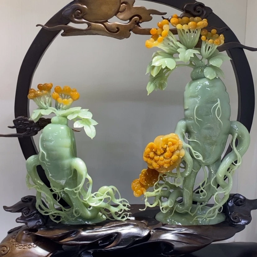 【闪购商品】蛇纹石玉（覆膜）珠宝奇石未镶嵌