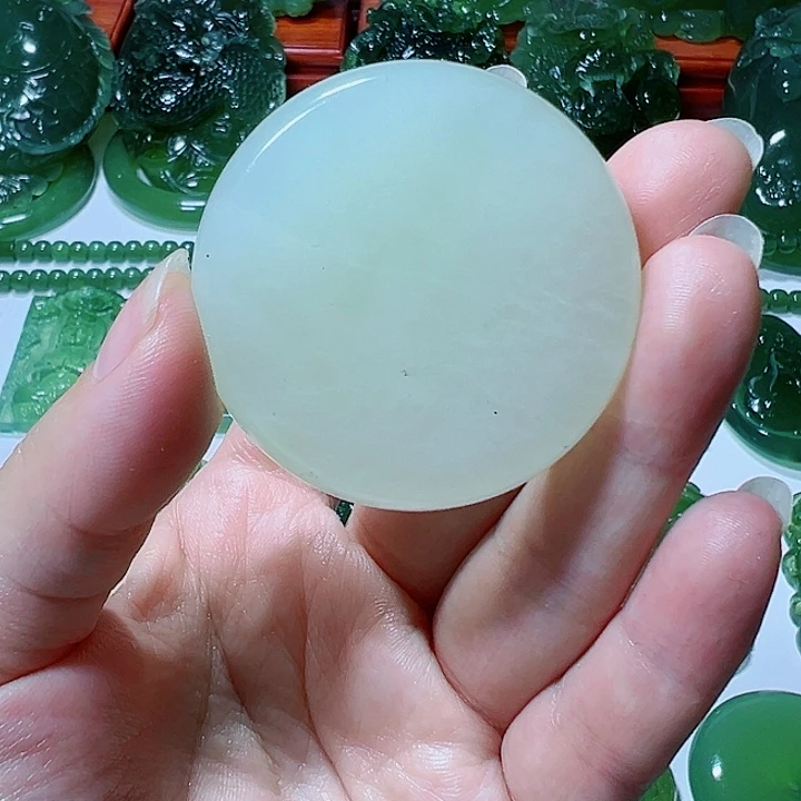 蛇纹石玉未镶嵌手把
