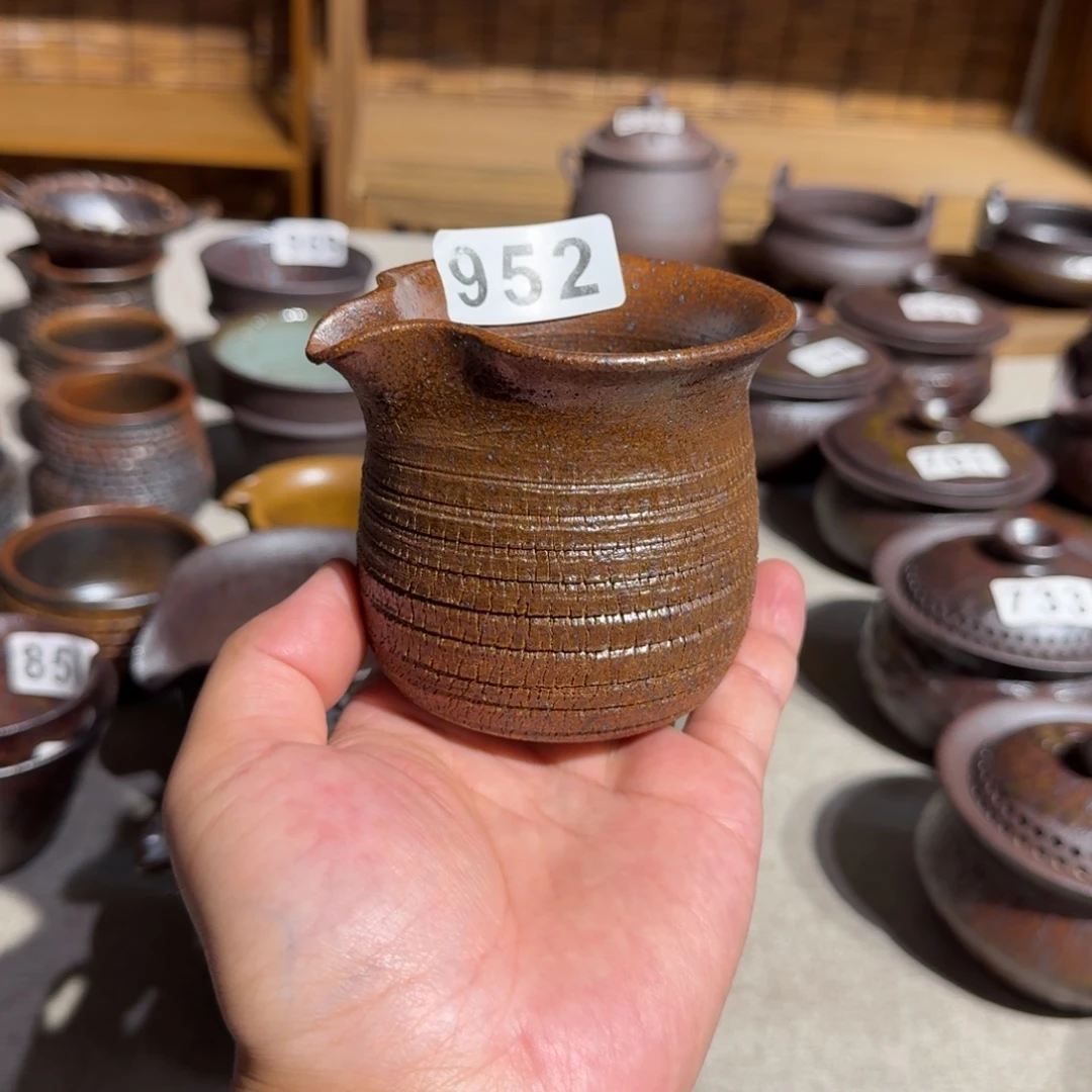 粗瓷粗瓷茶具素色盖碗