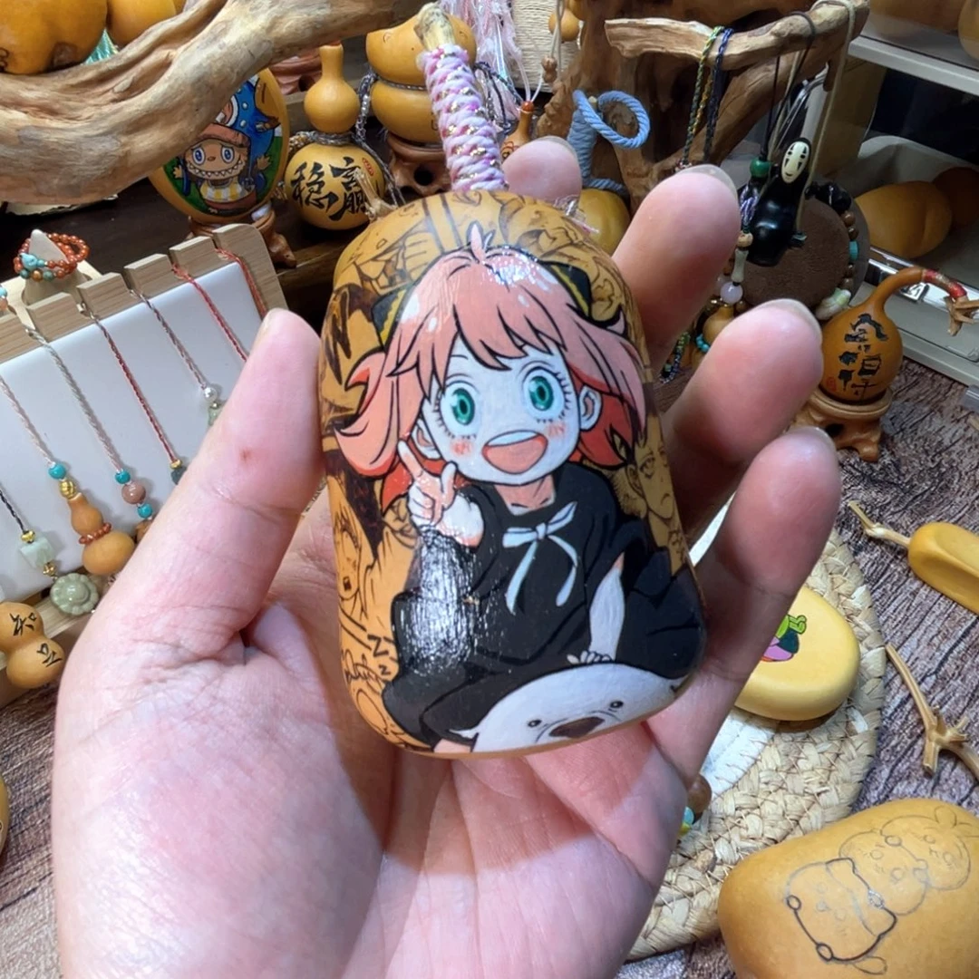阿尼亚葫芦卡通烙画
