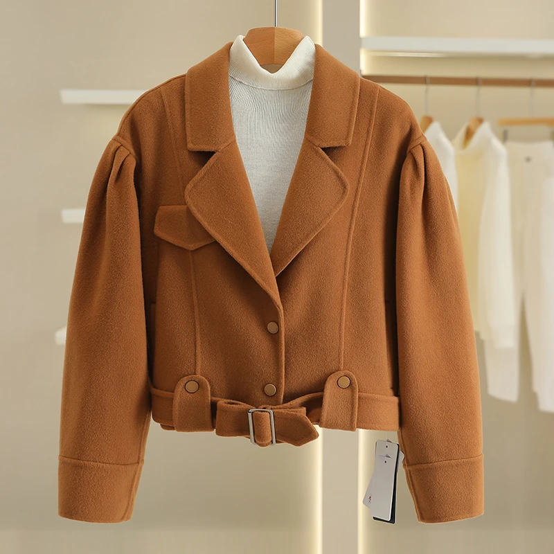 B3425-【25年卓家秋冬新款】时尚百搭毛呢外套#ZJW58B002