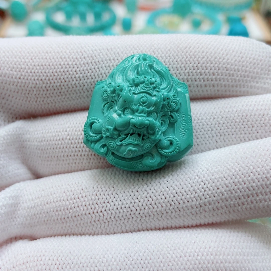 绿松石未镶嵌大黑天