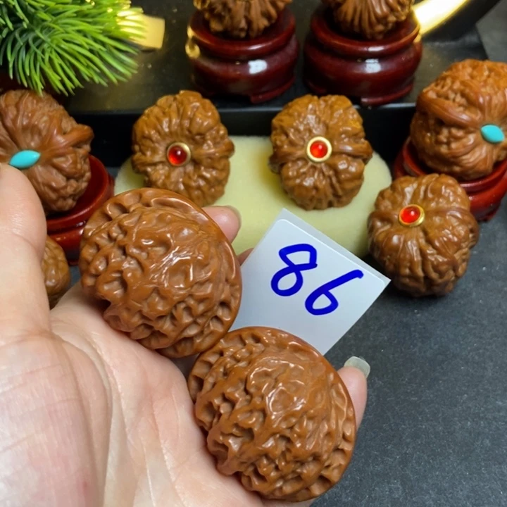 文玩核桃把件42宫灯86