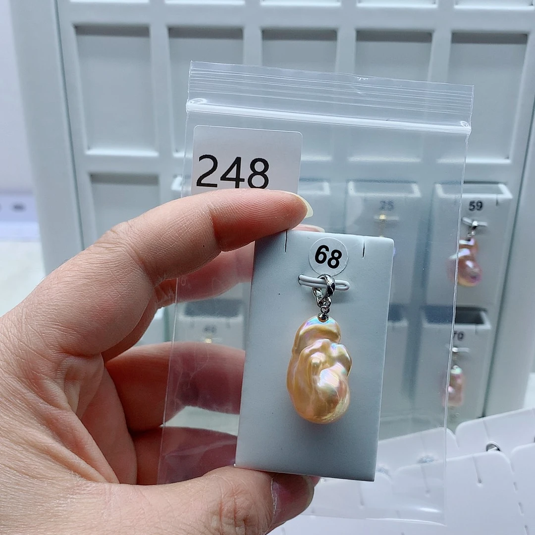 吊坠(不含链)淡水珍珠合金