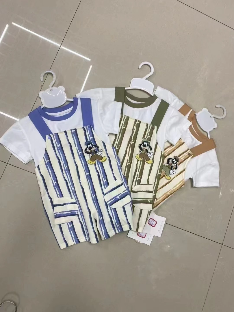 壮YL（27）条纹狗狗夏季背带套装
