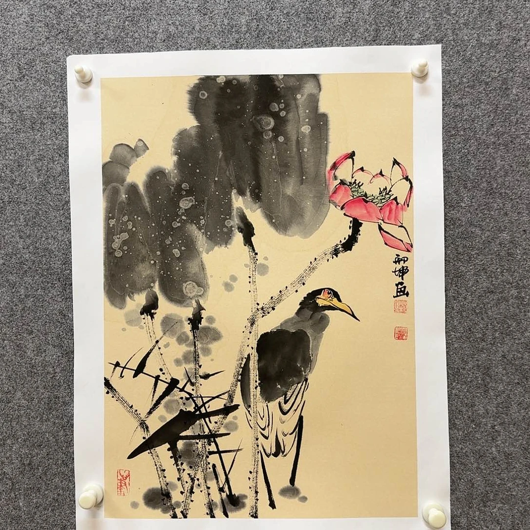 国画邢坤老师手绘作品