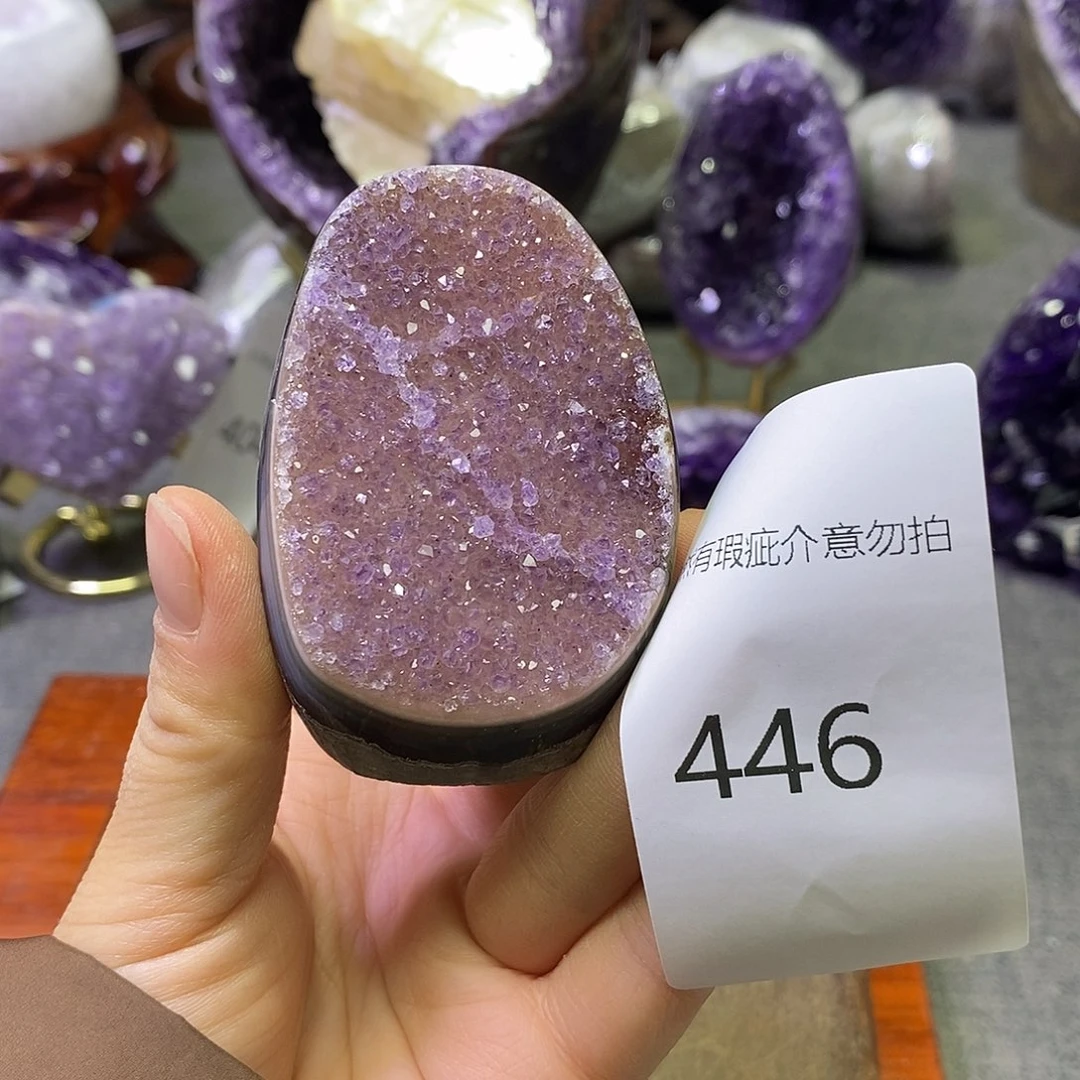 珠宝半成品未镶嵌紫晶