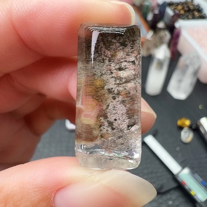 珠宝半成品水晶未镶嵌360