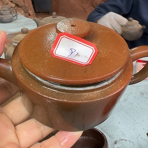 戬谷龙窑柴烧茶壶91