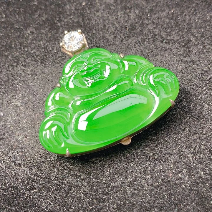 【闪购商品】翡翠银S925镶嵌颈饰翡翠