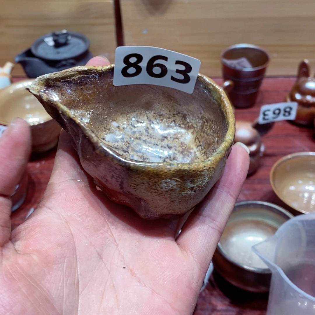 柴烧茶具陶瓷杯子