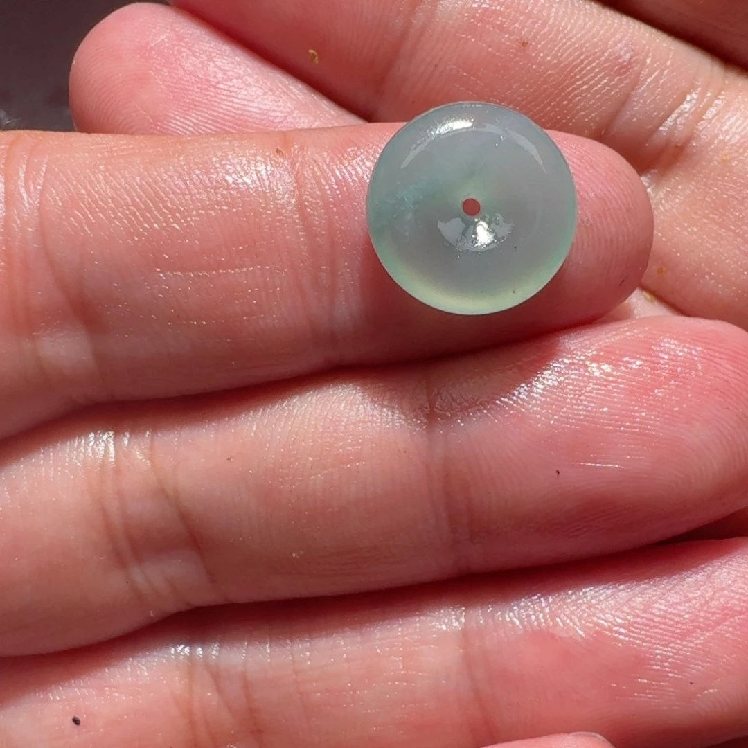 定制翡翠未镶嵌天然翡翠扣子