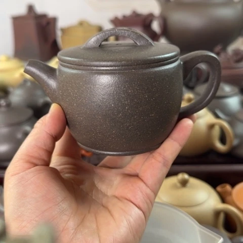 茶壶紫砂蔻****生梨皮天青220c c