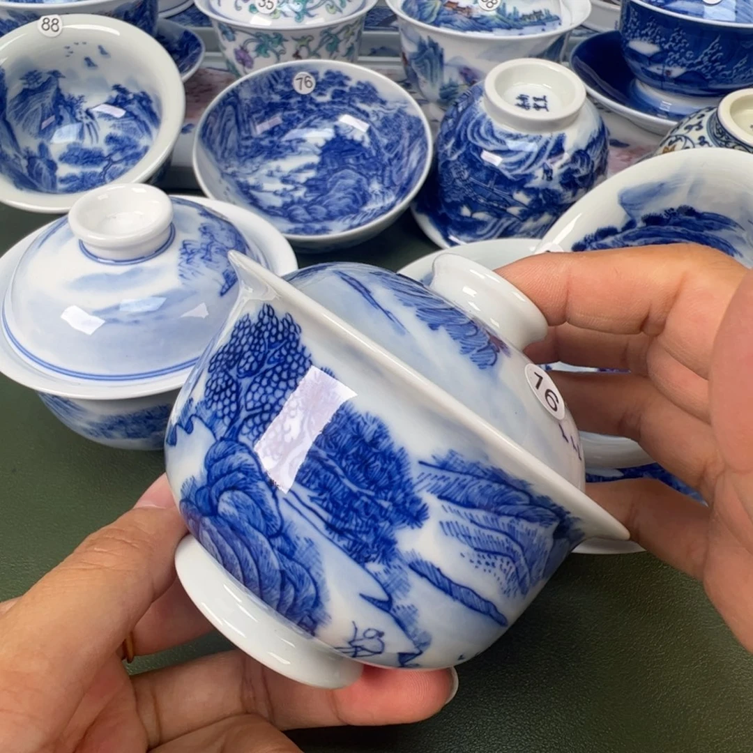 景德镇纯手工纯手绘茶具木木16