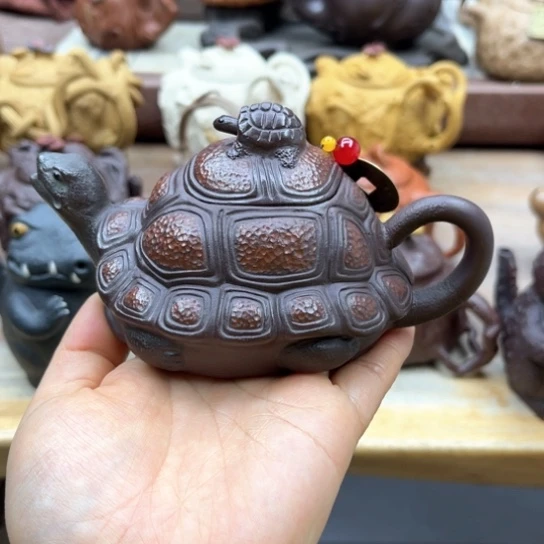 紫砂茶壶张****装紫砂茶具套装特价活动