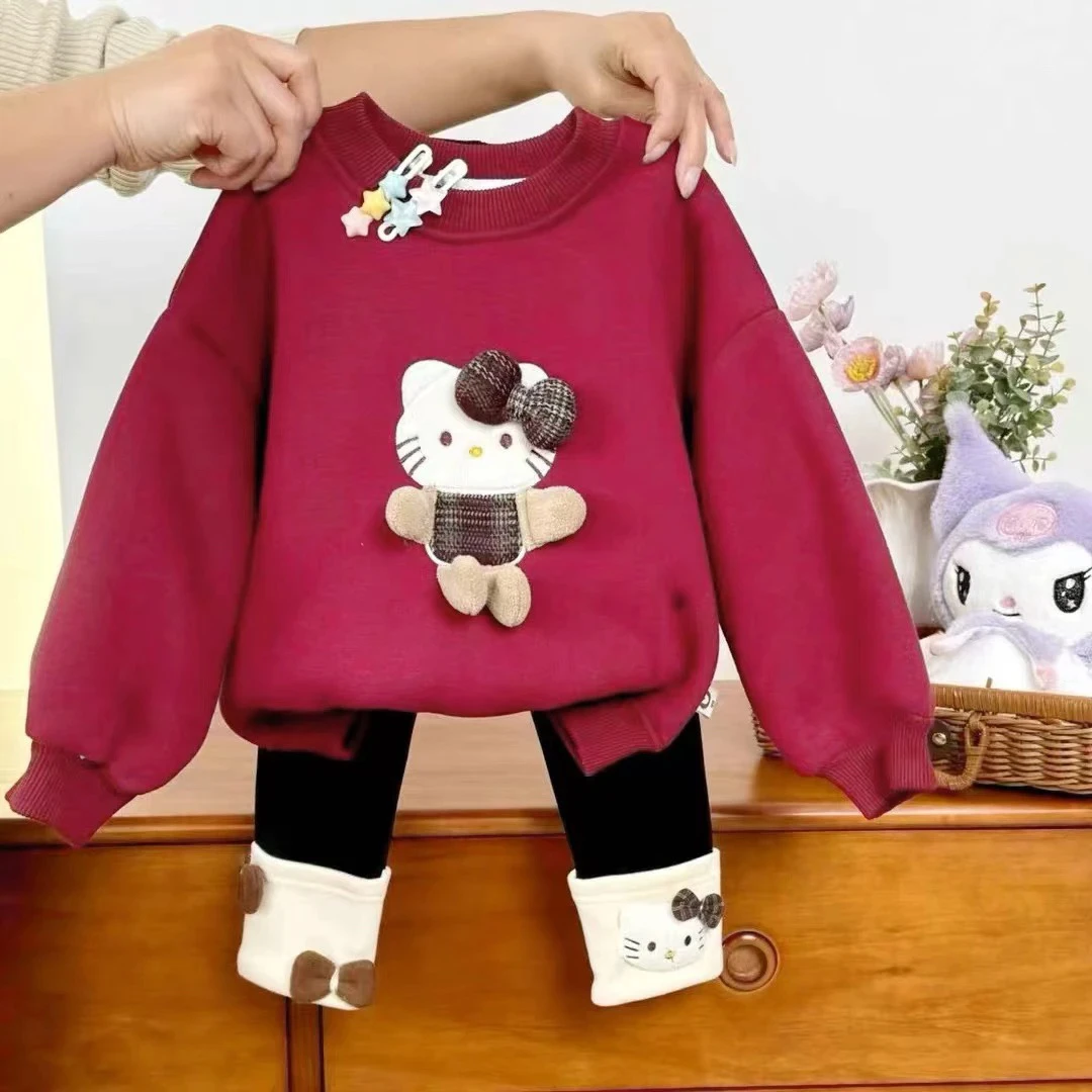 【新年款款*工厂直销】女童两件套装新款儿童卫衣洋气休闲网红