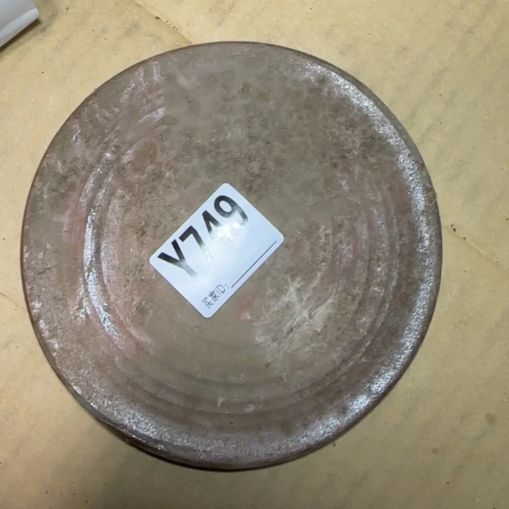 备前烧作品备前烧作品有伤底部不平