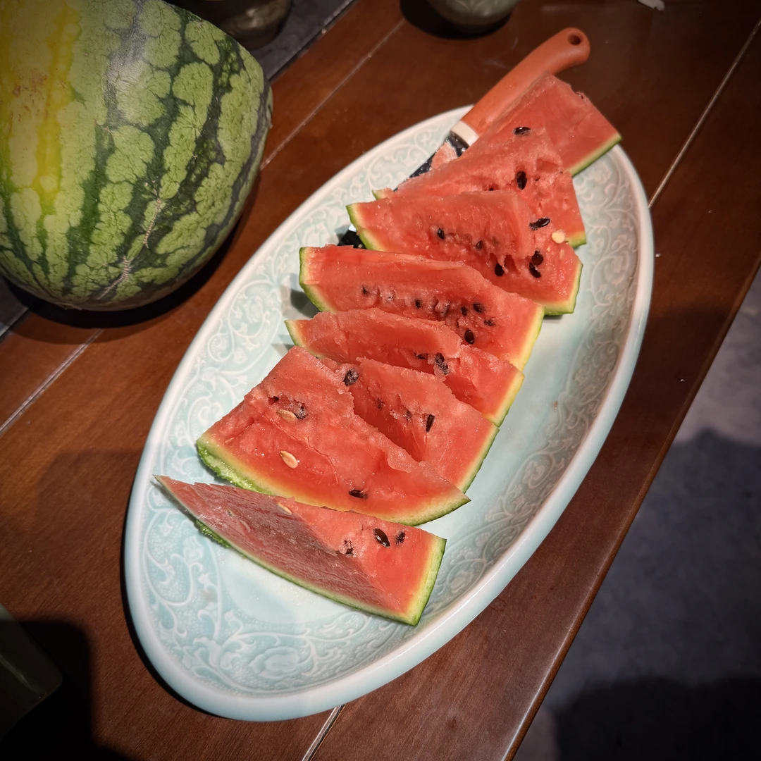 长安知己耀州窑青瓷高档餐具碗碟天青花舞大唐春系列38cm大鱼盘