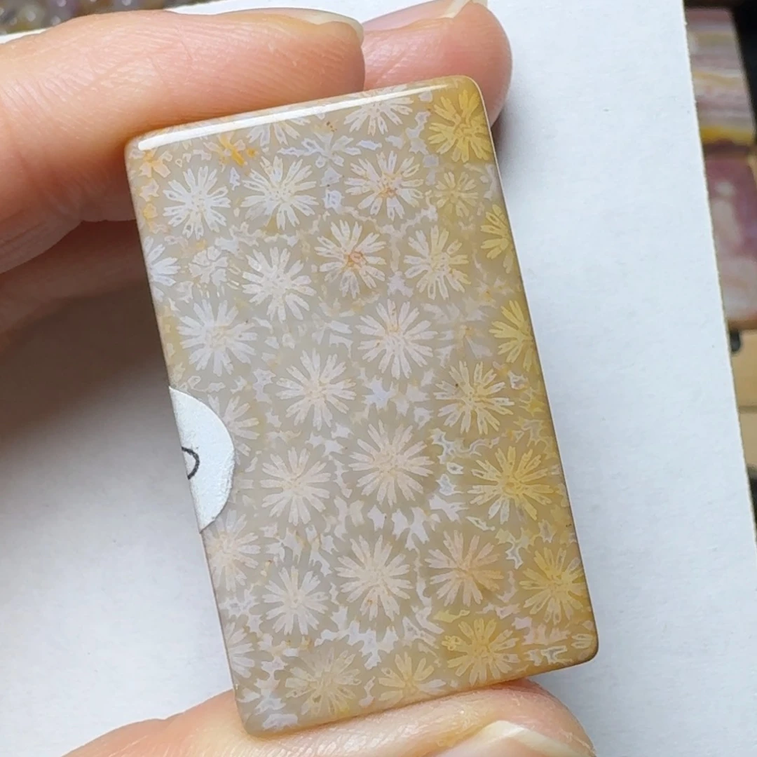 硅化玉有橘粉有橙，格桑花未镶嵌