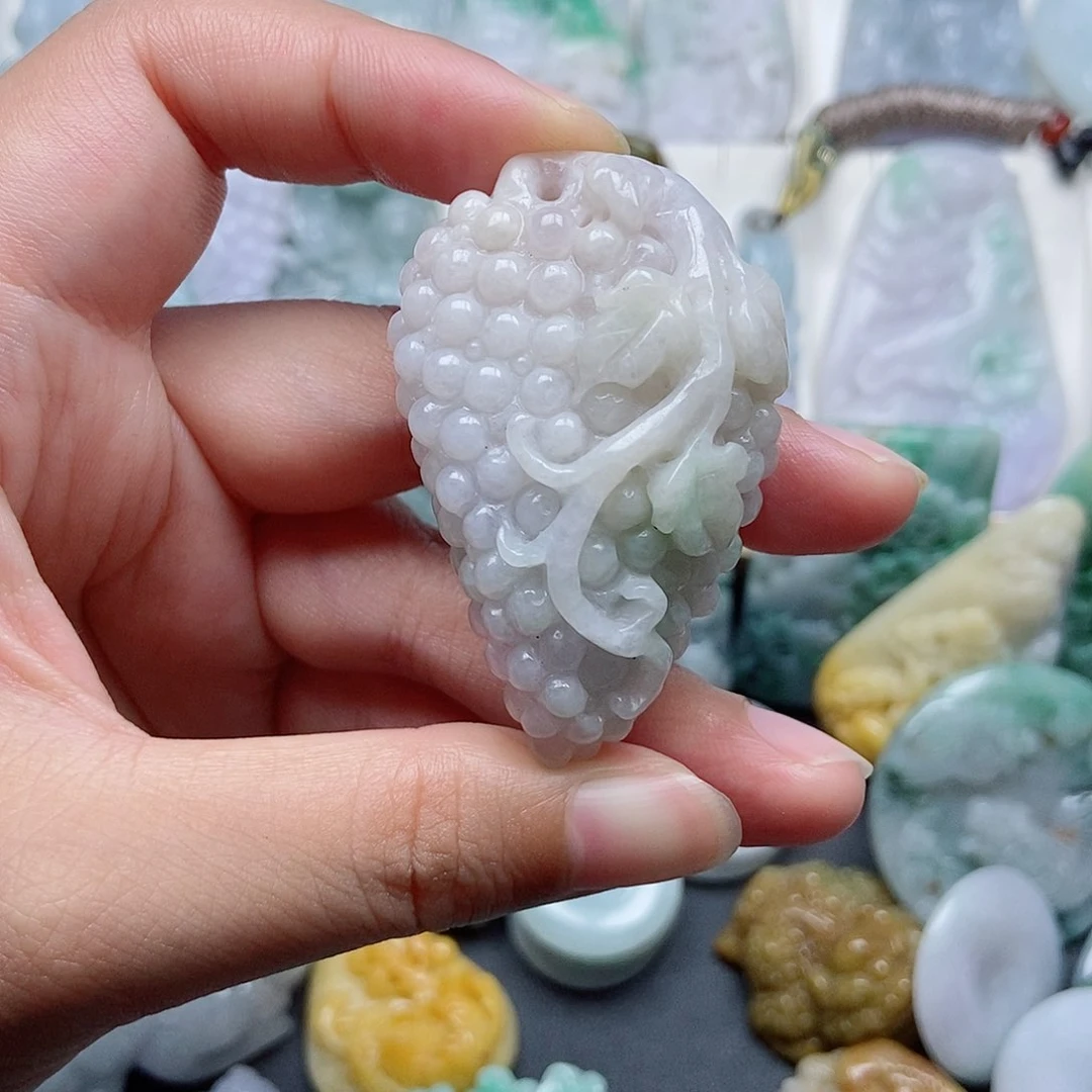 翡翠未镶嵌吊坠(不含链)翡翠