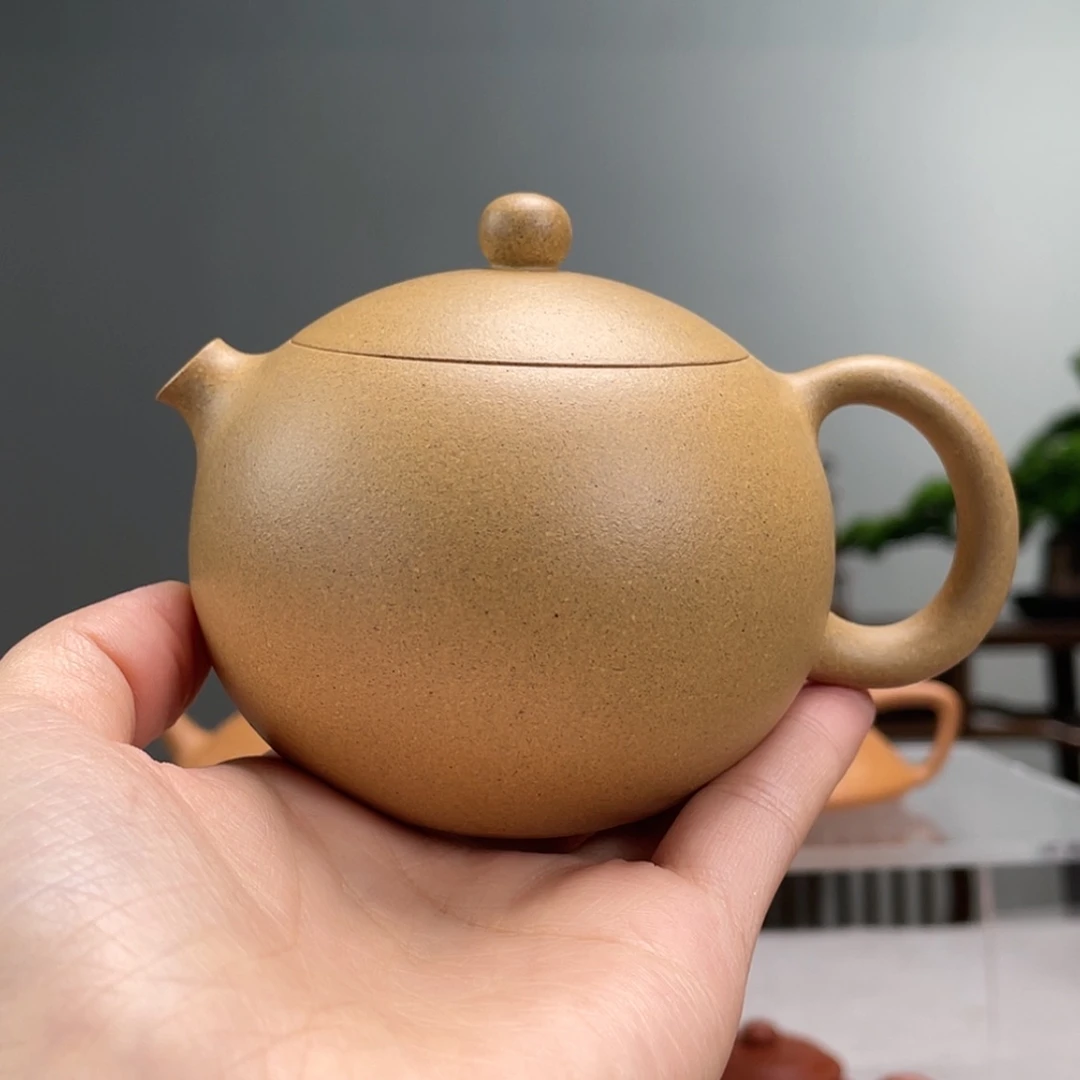 【闪购商品】茶壶紫砂金黄墨绿泥西施容量220cc
