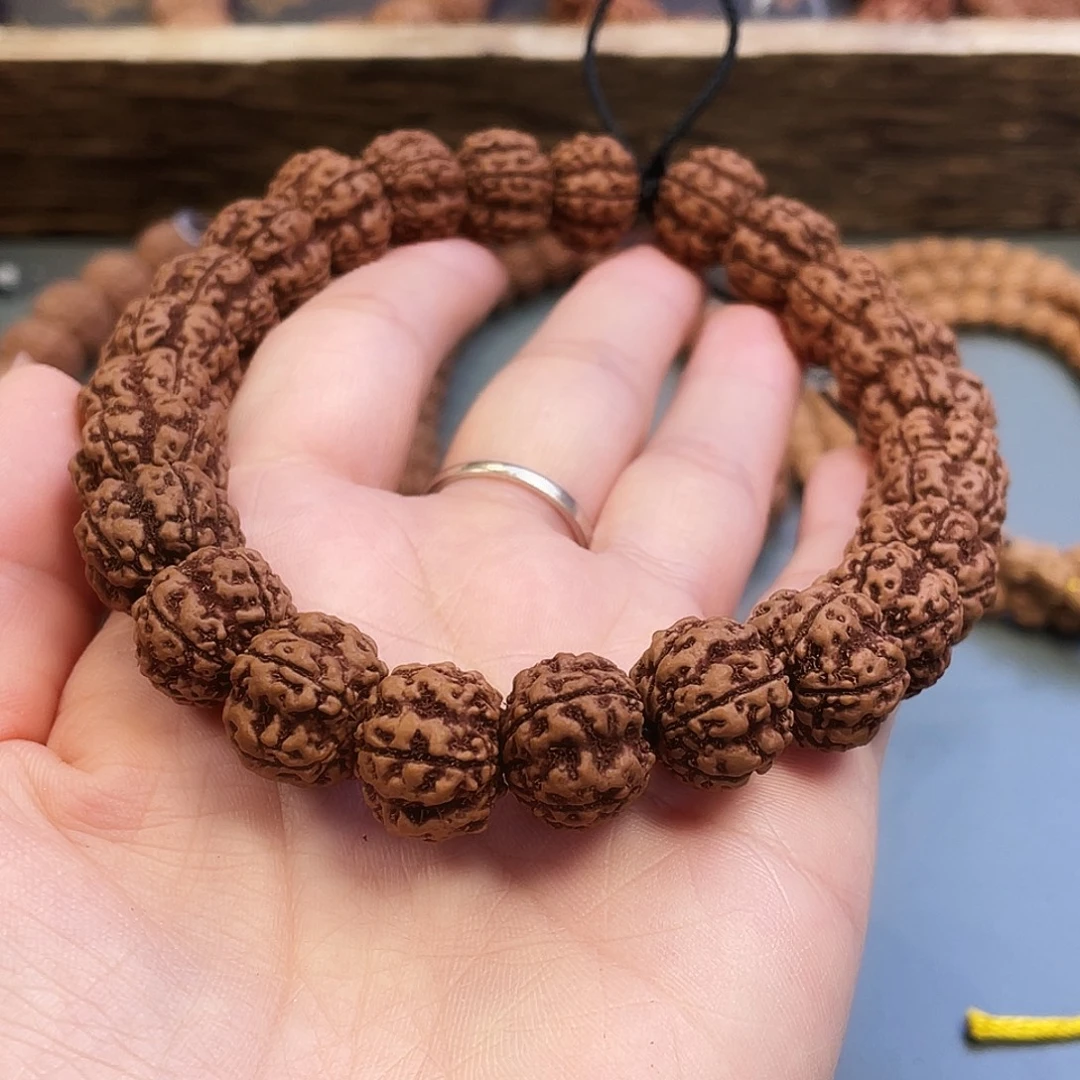 没***系手串金刚菩提红方印14加手持