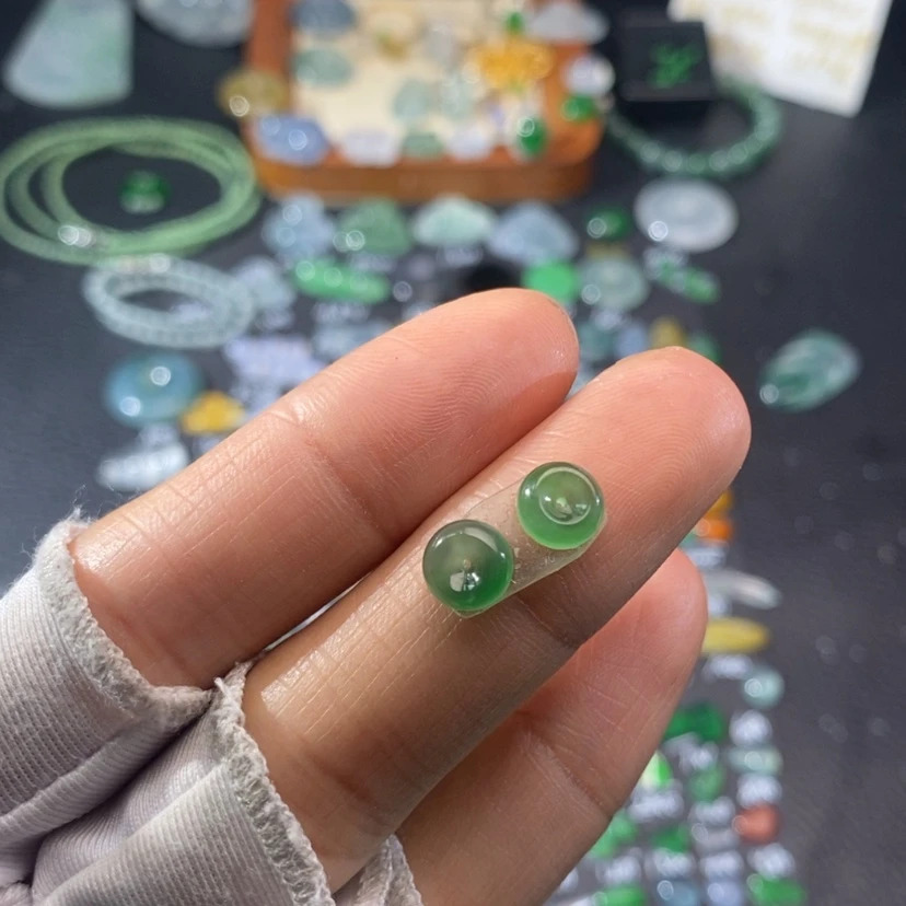 【闪购商品】翡翠挂件未镶嵌扣子