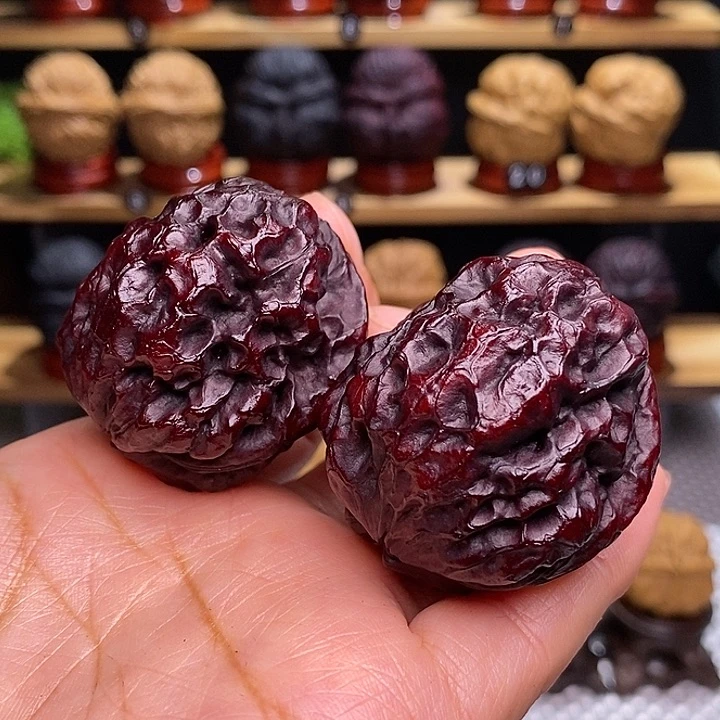 文玩核桃把件龙甲38