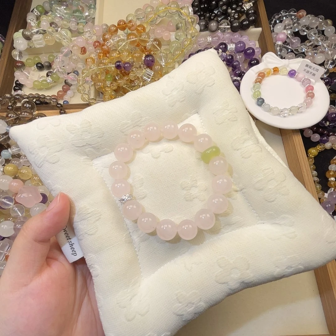 未镶嵌手链水晶粉水