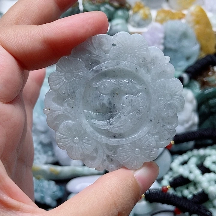 吊坠(不含链)未镶嵌翡翠1