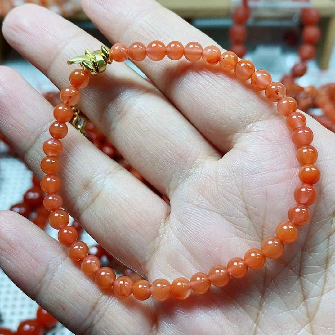 未镶嵌手串南红玛瑙卡4