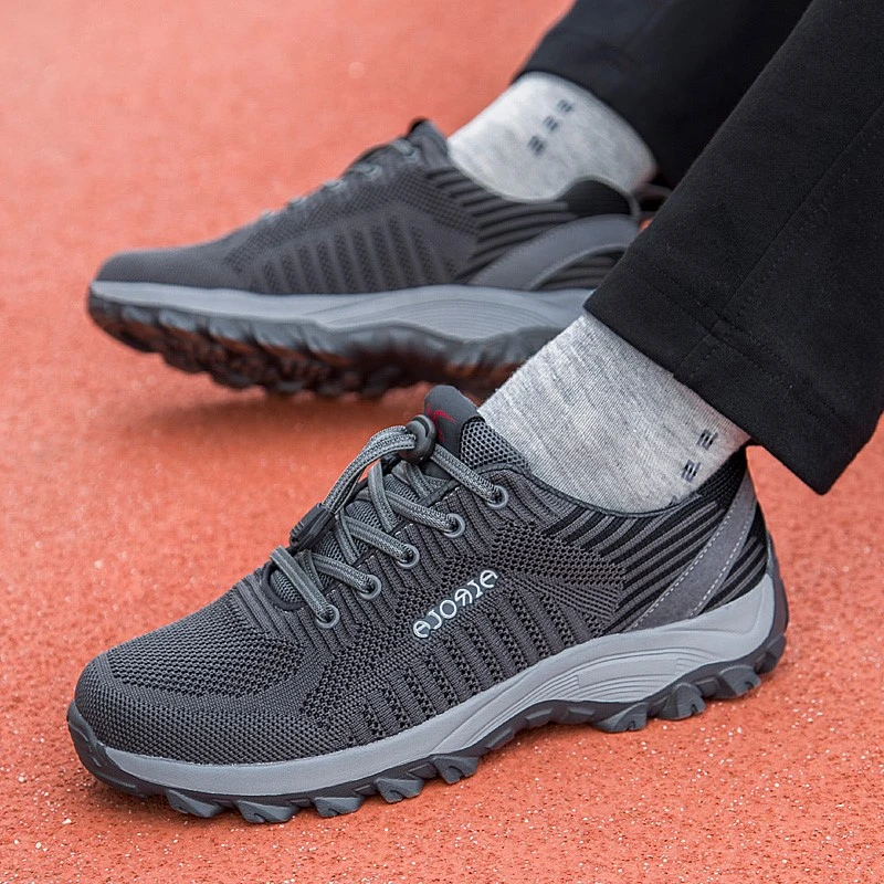 老人鞋男春夏透气网鞋软底防滑中老年运动鞋健步鞋轻便舒适爸爸鞋