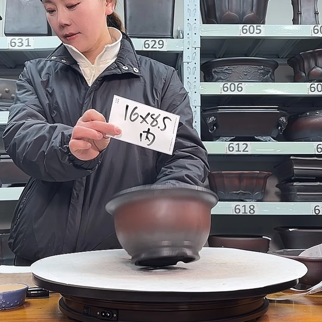 紫砂花盆宜兴紫砂60号