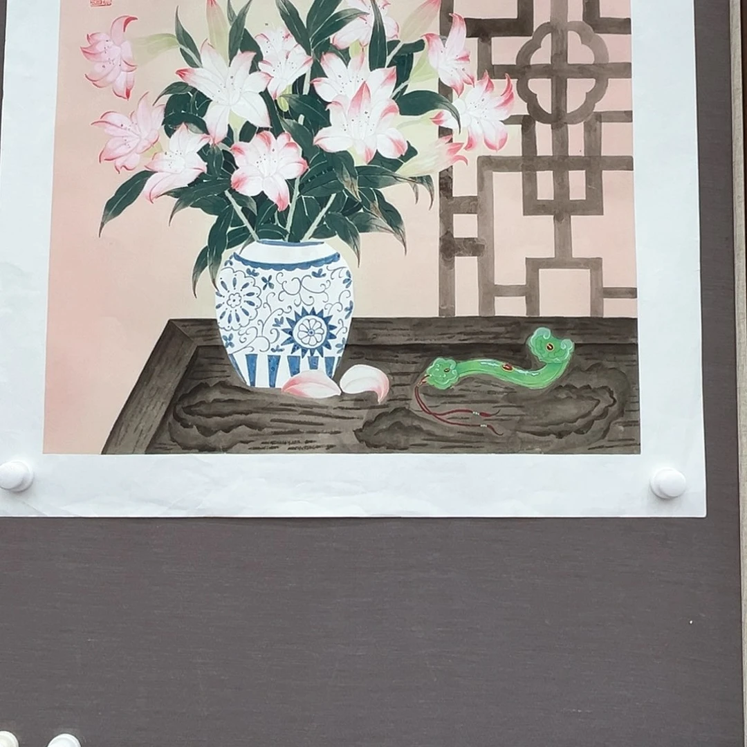 国画画家苏珊国画精品原创