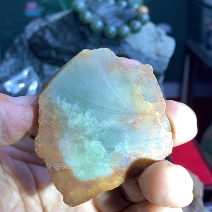 蛇纹石玉未镶嵌珠宝岫玉原石