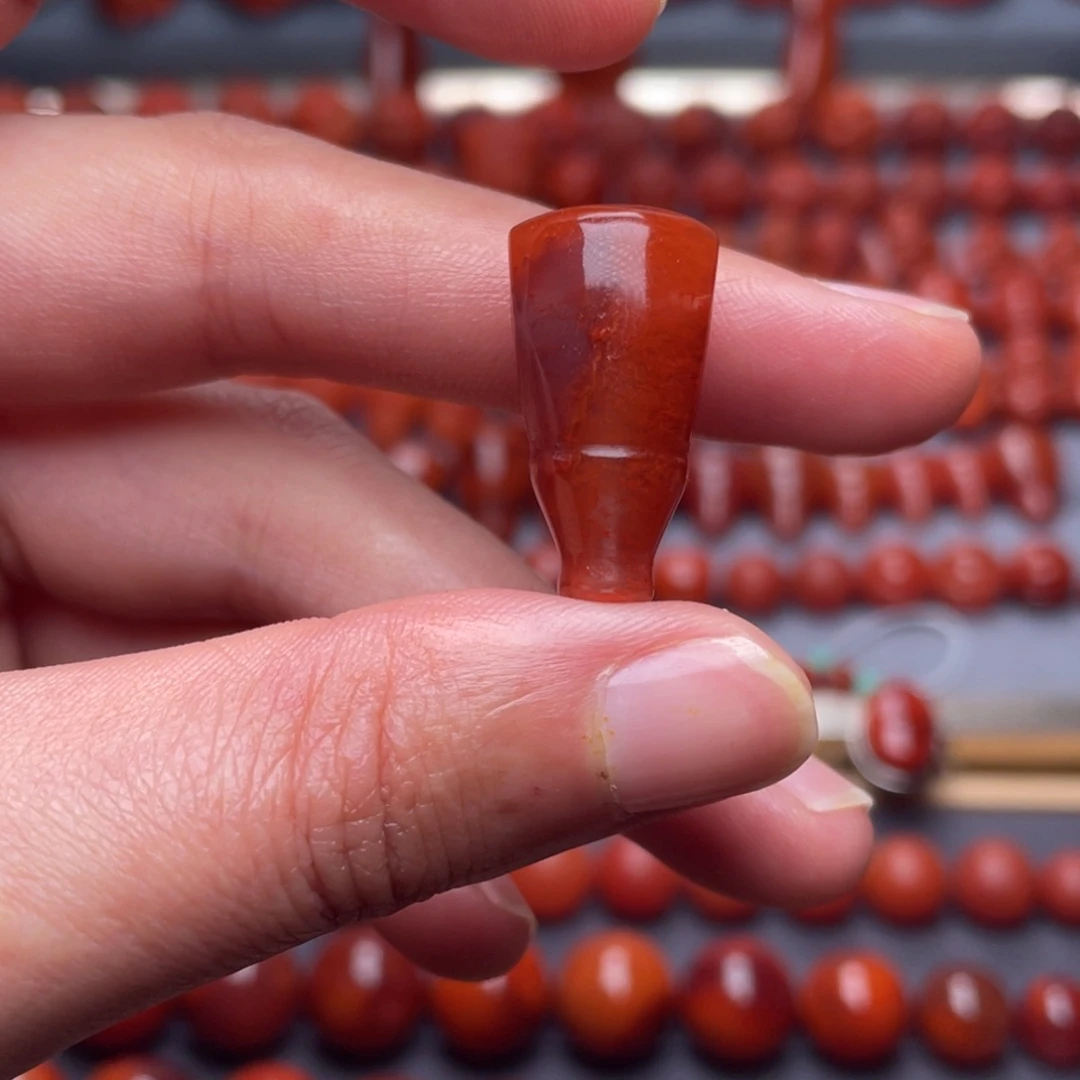 南红玛瑙未镶嵌其他W12➕瓦西火焰纹三通