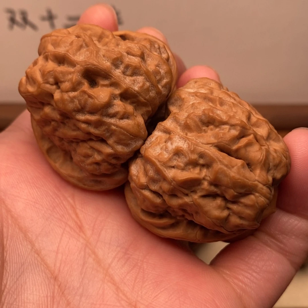 【闪购商品】把件文玩核桃林*三角蛙边39左右