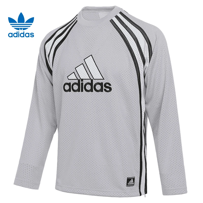 流光风adidas阿迪达斯三叶草夏季男子运动休闲长袖T恤JD5375
