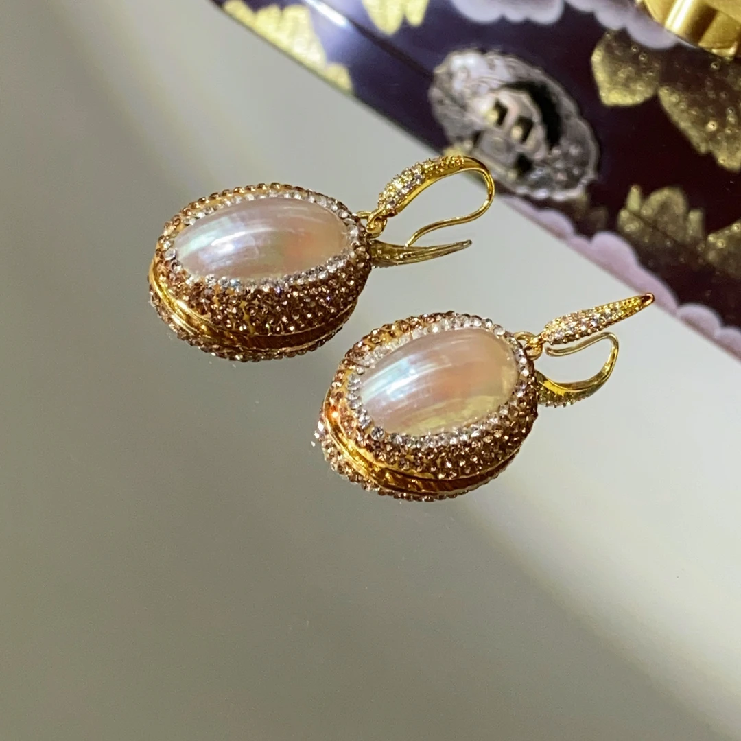 铜合金耳饰 TTSD 巴洛克简约时尚百搭耳饰1650